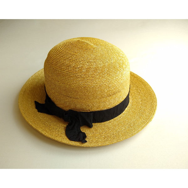 CA4LA カシラ カンカン帽 ハット 麦わら帽子 リボン【中古】