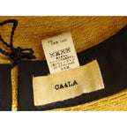 CA4LA カシラ カンカン帽 ハット 麦わら帽子 リボン【中古】