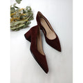 gianvito rossi ジャンヴィト ロッシ スエード パンプス 靴  37 1/2  ワインレッド 【中古】