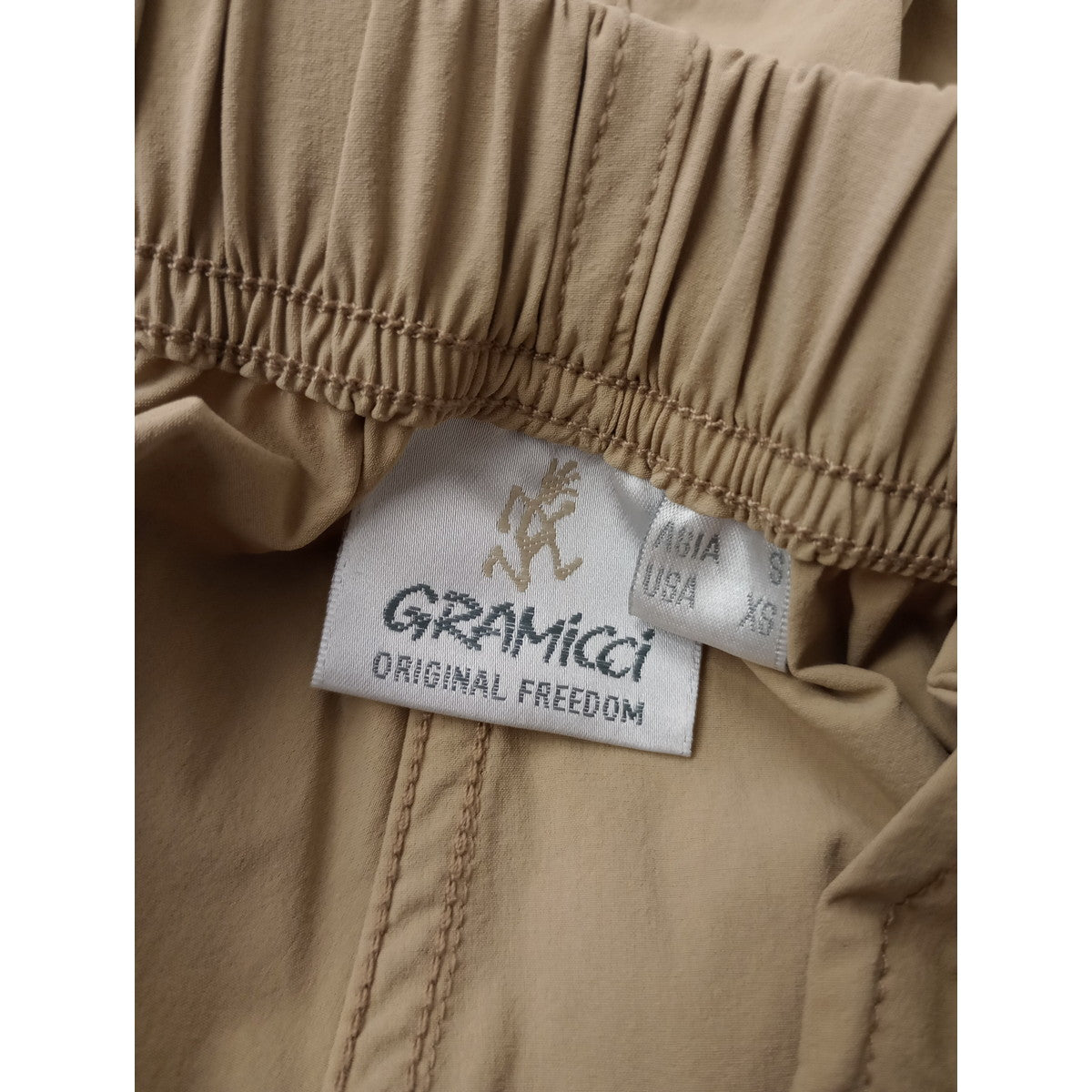 GRAMICCI × RHC Ron Herman グラミチ ロンハーマン ナイロン パンツ ベージュ S 【中古】