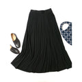 25SS  ATON  ×  RHC  エイトン ロンハーマン 別注 Limited Skirt ロング スカート 黒 ブラック 02【中古】