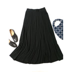 25SS  ATON  ×  RHC  エイトン ロンハーマン 別注 Limited Skirt ロング スカート 黒 ブラック 02【中古】