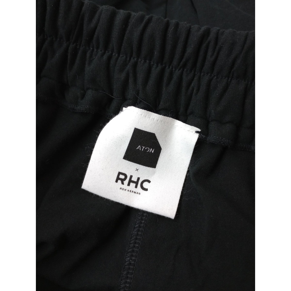 25SS  ATON  ×  RHC  エイトン ロンハーマン 別注 Limited Skirt ロング スカート 黒 ブラック 02【中古】