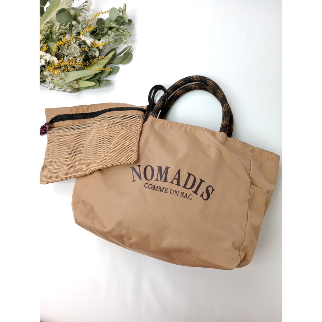 NOMADIS × RHC ロンハーマンノマディス Limited TOTE BAG 別注 ベージュ ユニセックス 【中古】