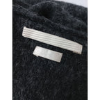 blurhms ブラームス Alpaca Knit Balaclava Short P/O  アルパカ  ニット レイヤード  トップス    フード  バラクラバ  グレー 0 【中古】