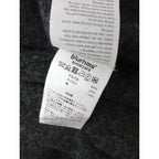 blurhms ブラームス Alpaca Knit Balaclava Short P/O  アルパカ  ニット レイヤード  トップス    フード  バラクラバ  グレー 0 【中古】