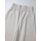 STUDIO NICHOLSON スタジオニコルソン メリノウール 100％ ニットパンツ ワイド アイボリー  【中古】