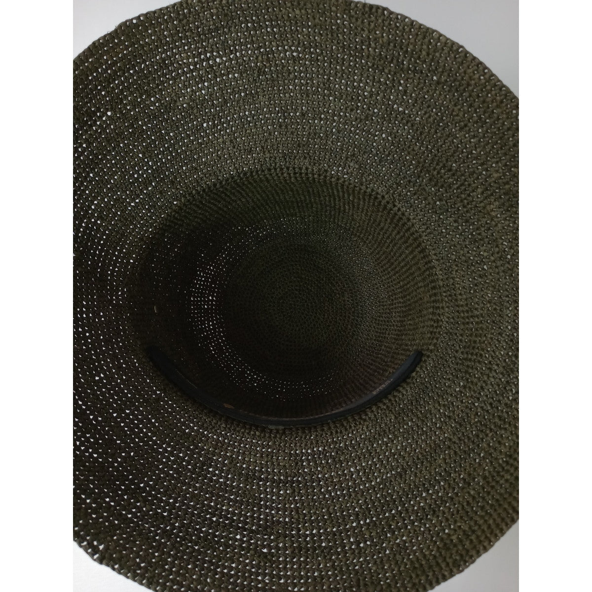 HELEN KAMINSKI ヘレンカミンスキー ラフィア ハット 麦わら帽子 カーキ 【中古】