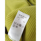 BATONER バトナー RIBNITURE TURTLE NECK リブタートルネック  長袖  ニット  トップス 2 イエロー 【中古】