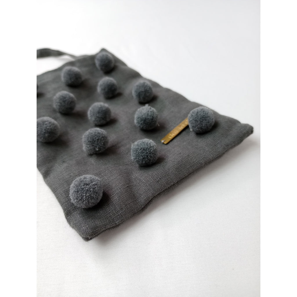 dot to dot 堀川波 ポシェット ショルダーバッグ  グレー  【中古】