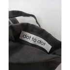 dot to dot 堀川波 ポシェット ショルダーバッグ  グレー  【中古】