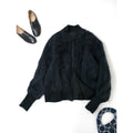 suzuki takayuki スズキタカユキ fuzzy blouson ジップアップ ブルゾン ジャケット アウター 1  (2M＋0117)【中古】