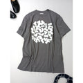 mina perhonen ミナペルホネン soda water 半袖Tシャツ カットソー  トップス グレー L  【中古】
