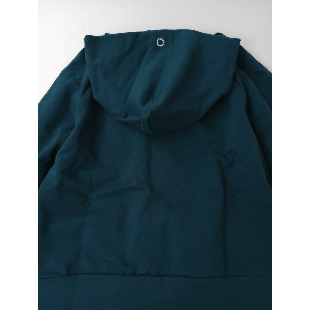 mina perhonen ミナペルホネン mousse ムース ジップパーカー グリーン  38【中古】