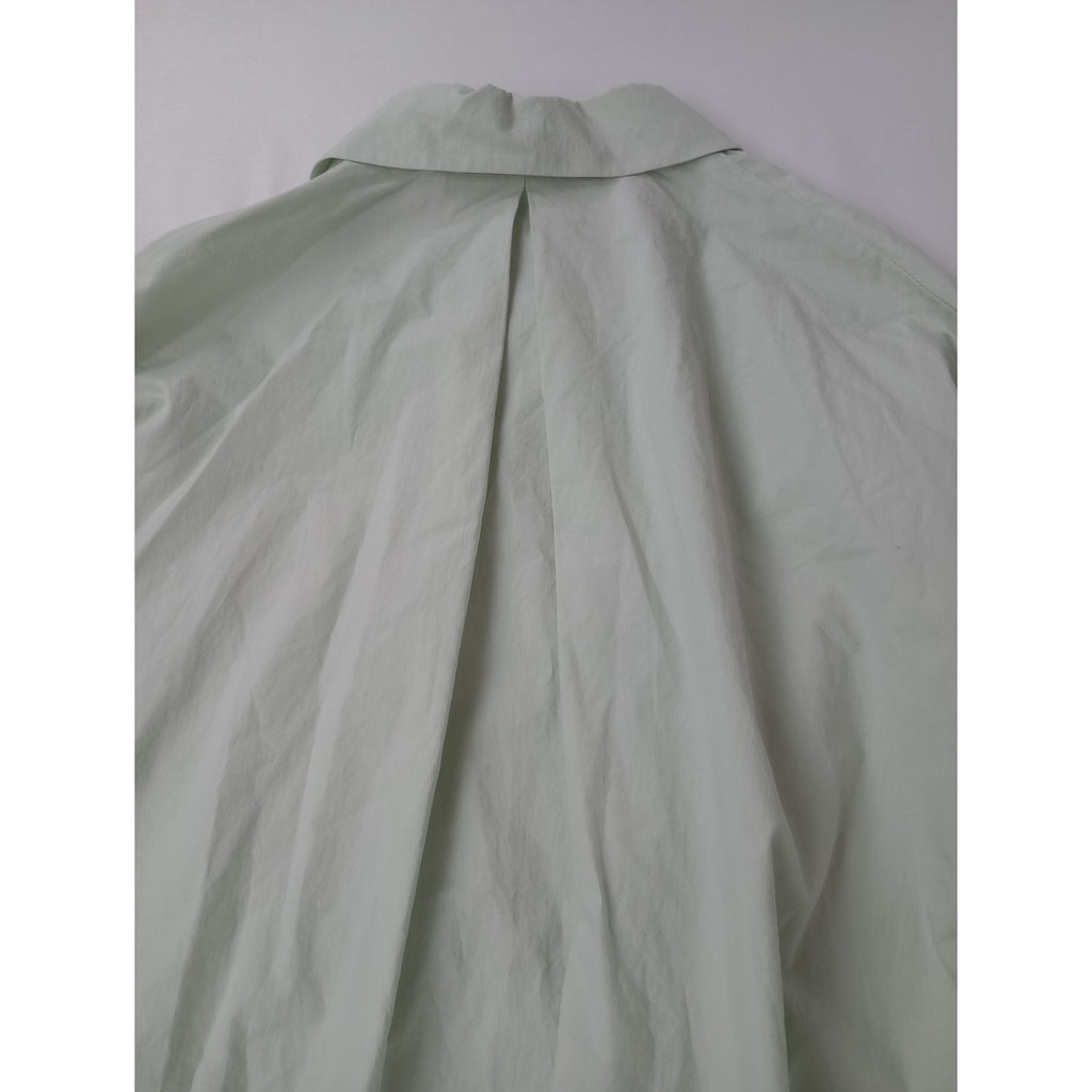 25SS 新品 BEARDSLEY ビアズリー 袖 レース 長袖  シャツ トップス   ライムグリーン 【中古】