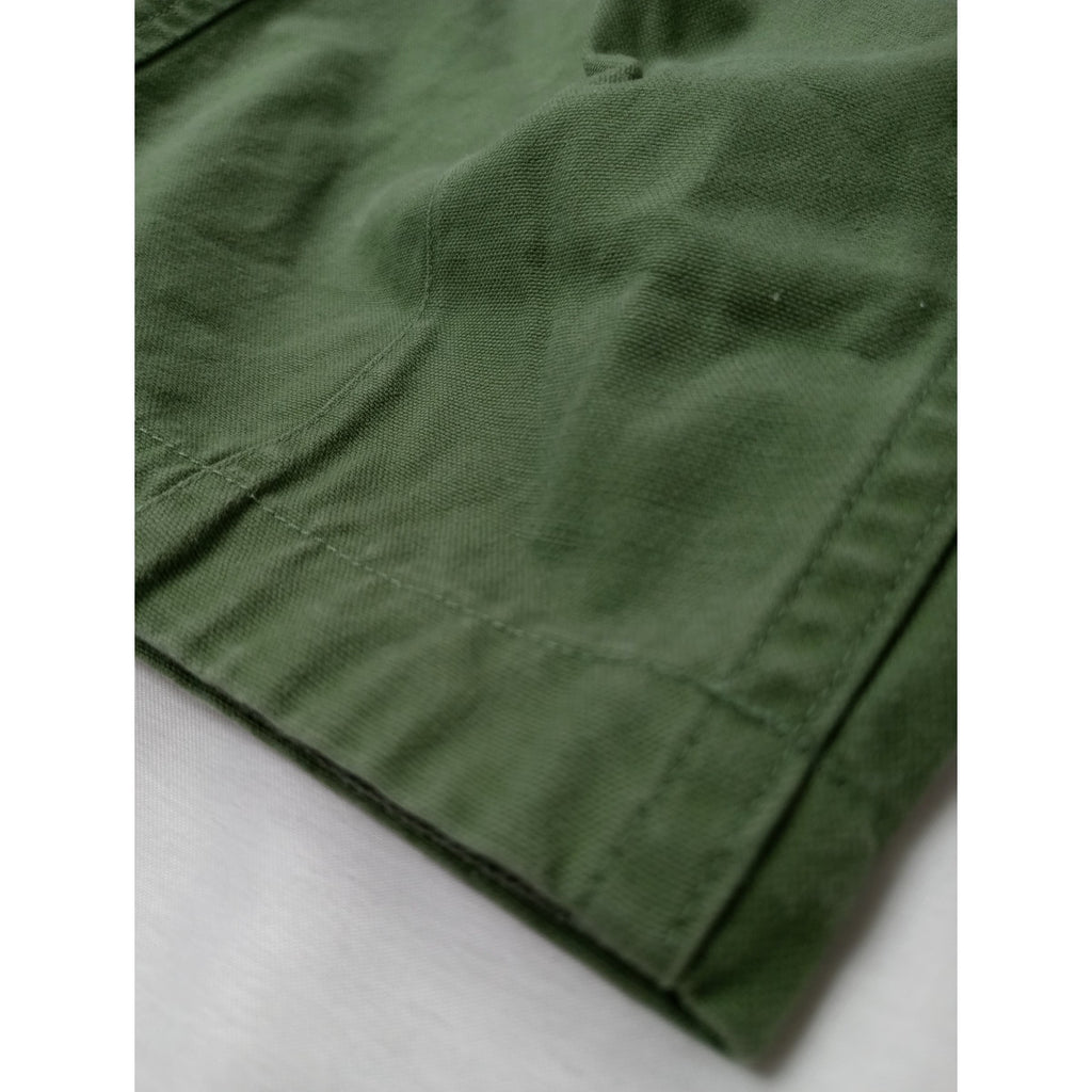 MHL. エムエイチエル マーガレットハウエル  DRY NATURAL COTTON CANVAS TROUSERS カーキ パンツ 1【中古】