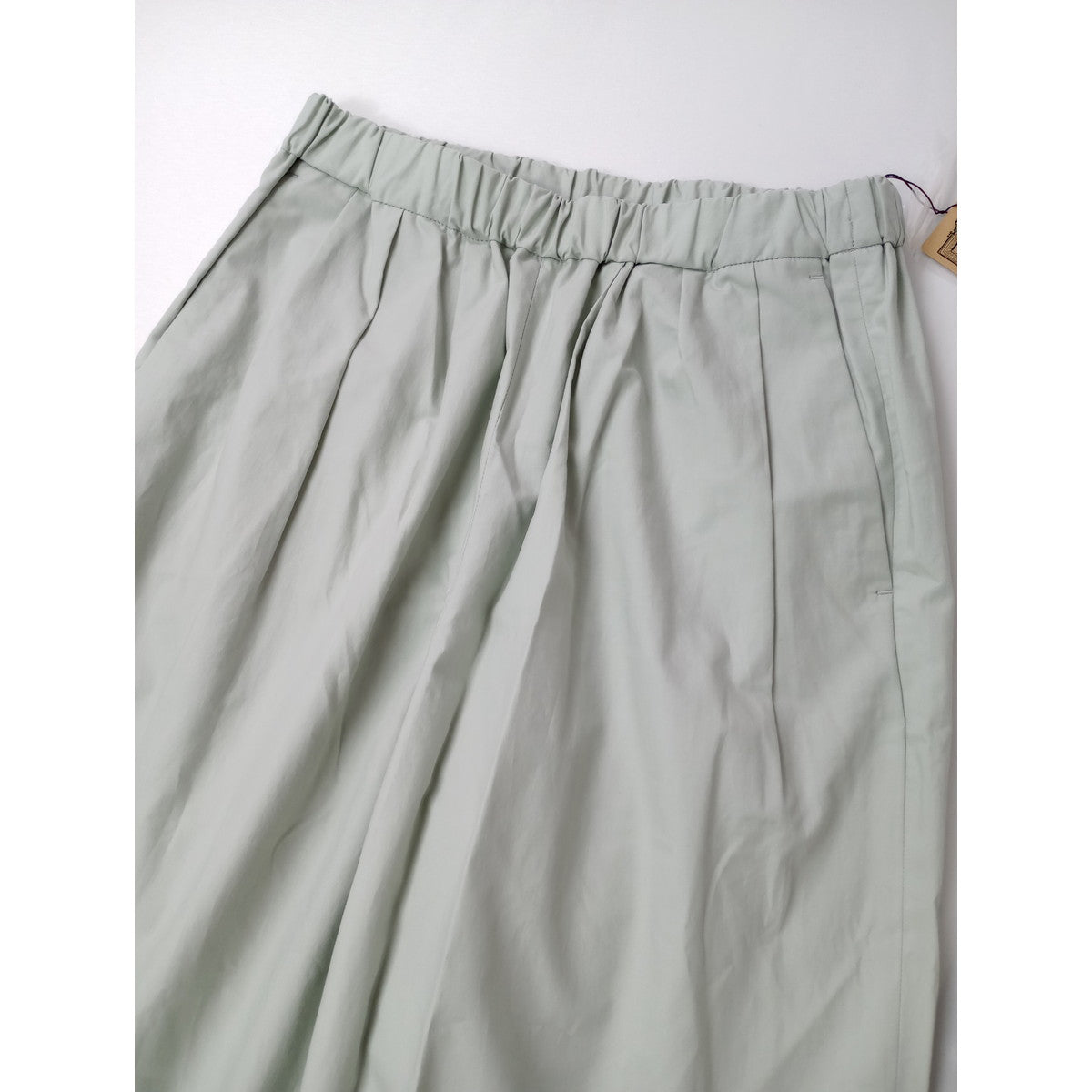 新品 BEARDSLEY  ビアズリー  コットン イージー パンツ  ブルー グリーン  0