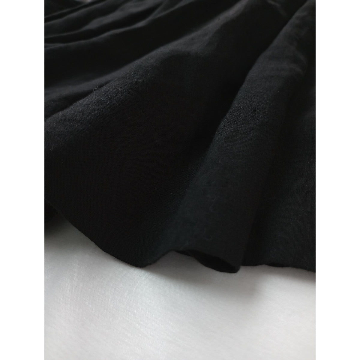 MARGARET HOWELL マーガレットハウエル LIGHT LINEN SKIRT リネン 麻 100％ スカート 黒 ブラック 1【中古】