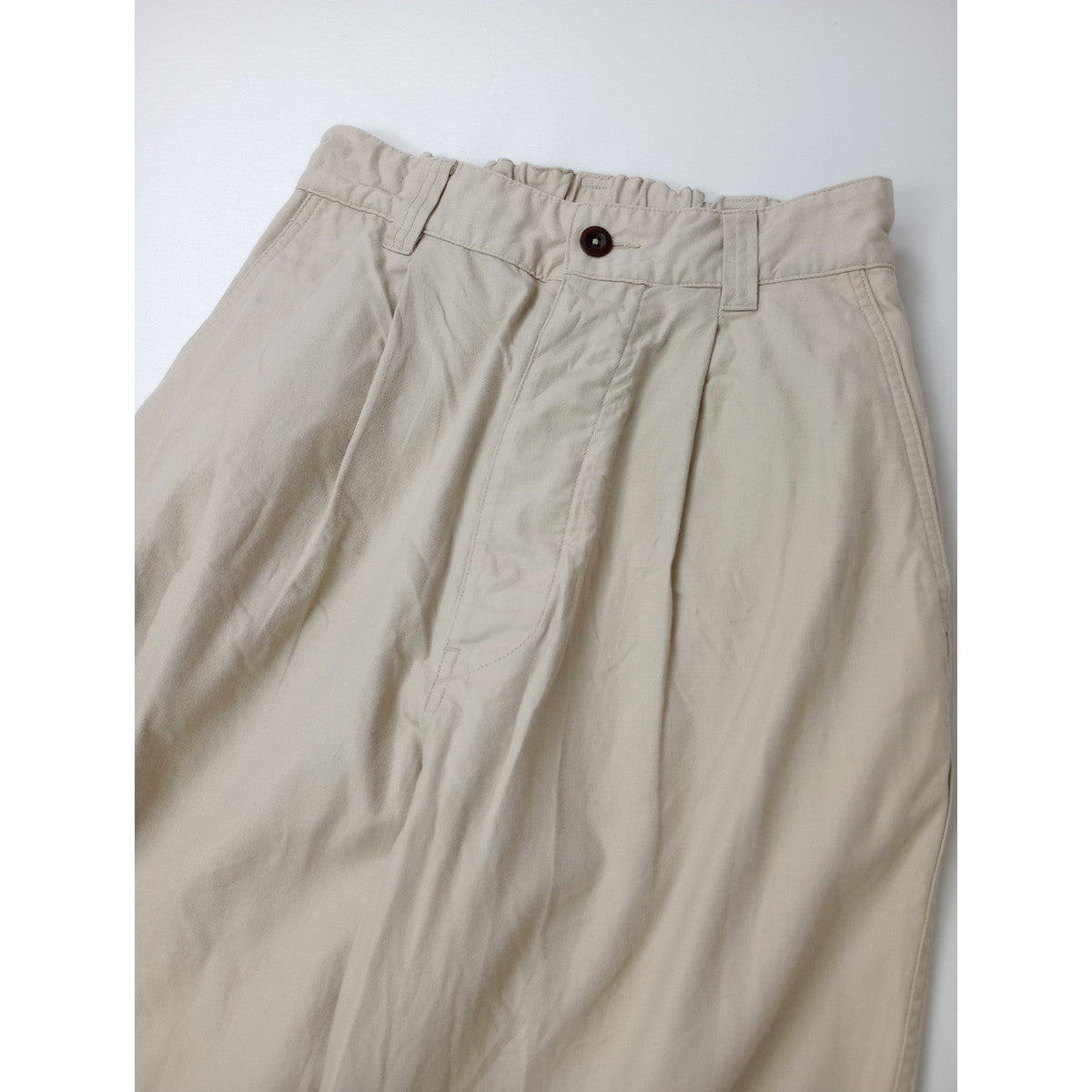 MHL エムエイチエル マーガレットハウエル ORGANIC LIGHT COTTON TWILL オーガニックライトコットンツイル パンツ 1  【中古】