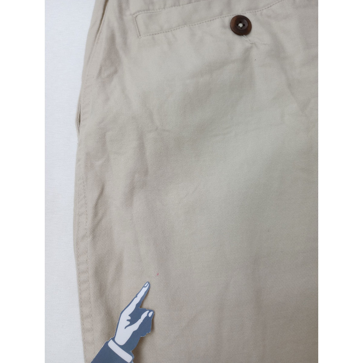 MHL エムエイチエル マーガレットハウエル ORGANIC LIGHT COTTON TWILL オーガニックライトコットンツイル パンツ 1  【中古】
