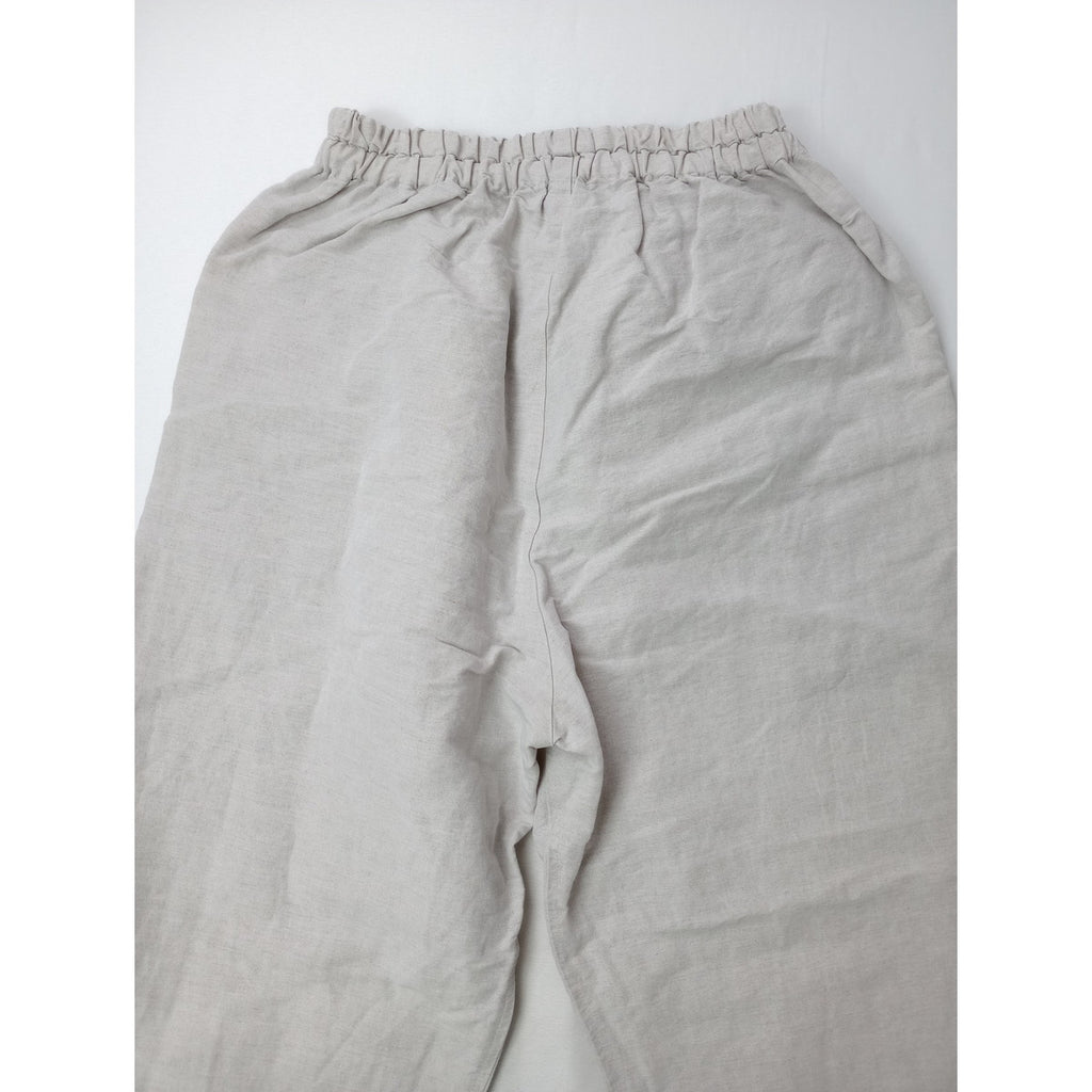 中川政七商店  綿麻 イージー パンツ リネン コットン  ベージュ 【中古】