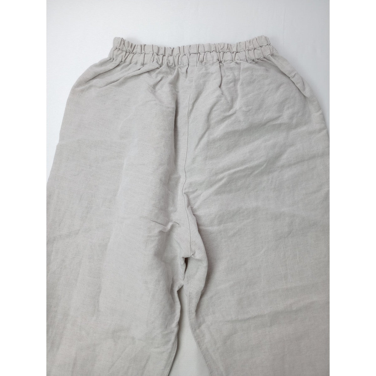 中川政七商店  綿麻 イージー パンツ リネン コットン  ベージュ 【中古】