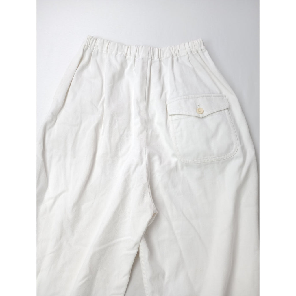 ゴーシュ  カツラギ ワイド パンツ 白 ホワイト  2 【中古】