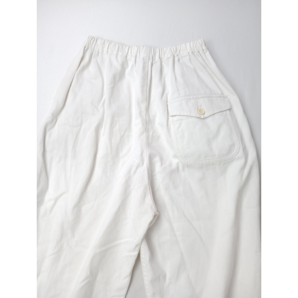 ゴーシュ  カツラギ ワイド パンツ 白 ホワイト  2 【中古】