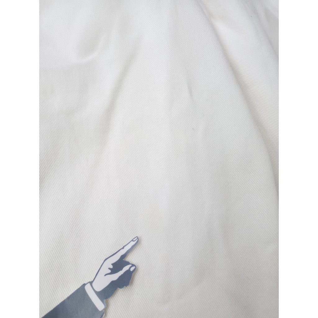 ゴーシュ  カツラギ ワイド パンツ 白 ホワイト  2 【中古】