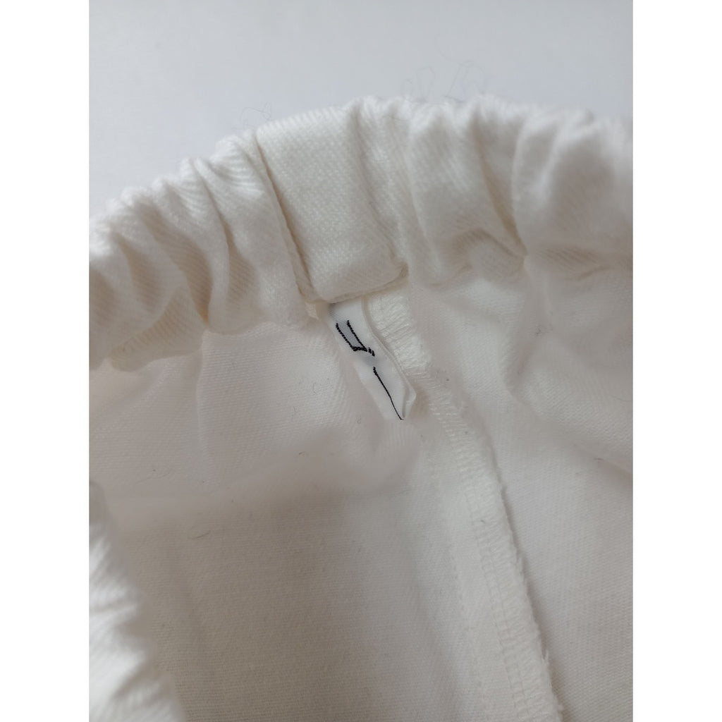 ゴーシュ  カツラギ ワイド パンツ 白 ホワイト  2 【中古】