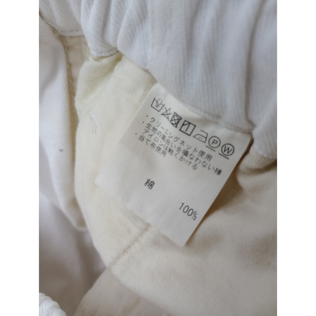 ゴーシュ  カツラギ ワイド パンツ 白 ホワイト  2 【中古】