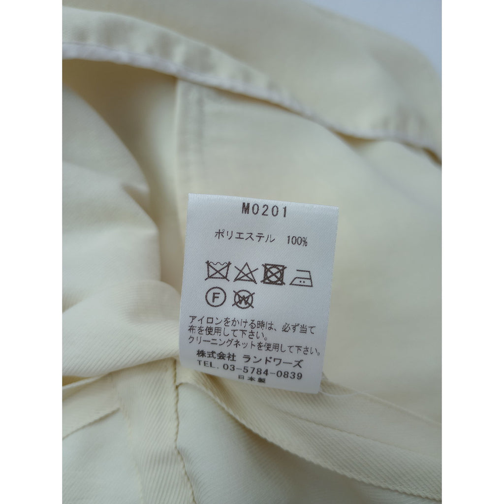 Liyoca リヨカ カルゼ 一重 テーラード ジャケット  イエロー  黄色 【中古】