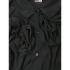 COMME des GARCONS COMME des GARCONS コムデギャルソン コムコム 立体薔薇 ブラウス シャツ トップス  長袖  SAMPLE品 【中古】