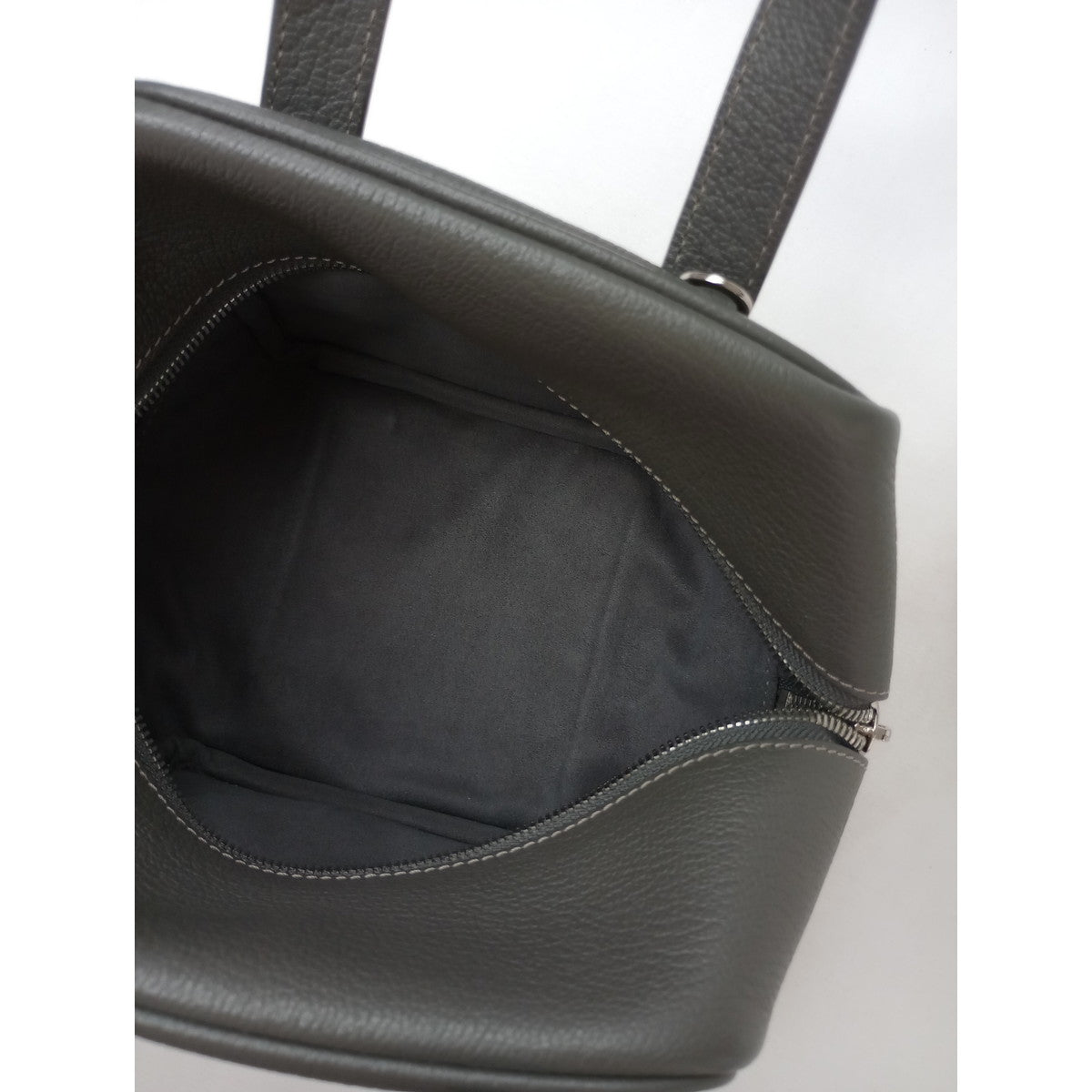 YONFA ヨンファ オペラバッグ  ハンドバッグ  グレー 【中古】