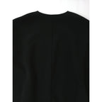 YONFA ヨンファ クーコーVネックルーズカーディガン ノーカラー ジャケット 黒 ブラック 【中古】