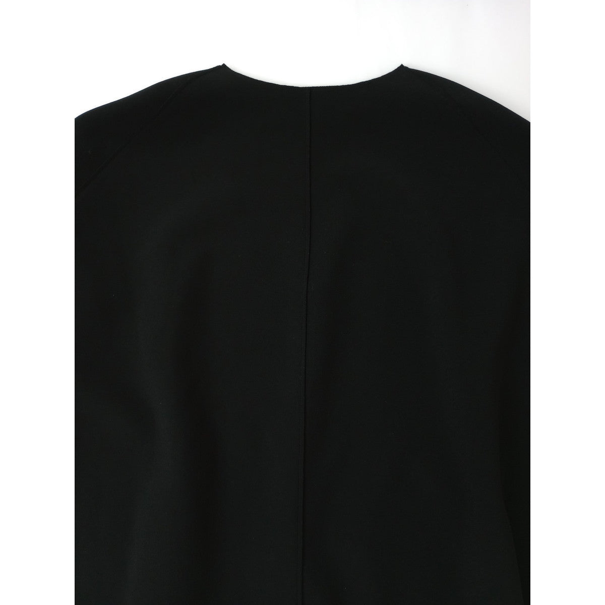 YONFA ヨンファ クーコーVネックルーズカーディガン ノーカラー ジャケット 黒 ブラック 【中古】