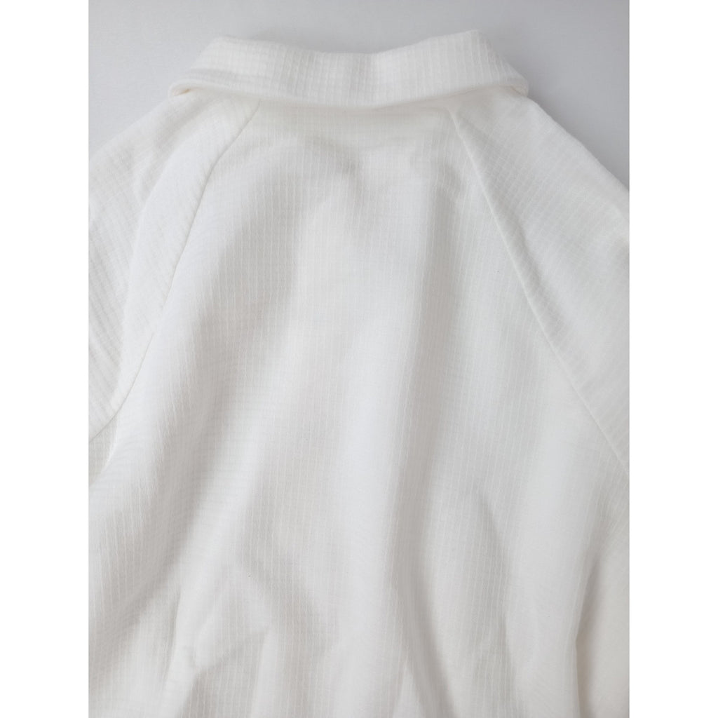 cccmalie シーマリー ワッフルブルゾン シャツ ジャケット  白  【中古】
