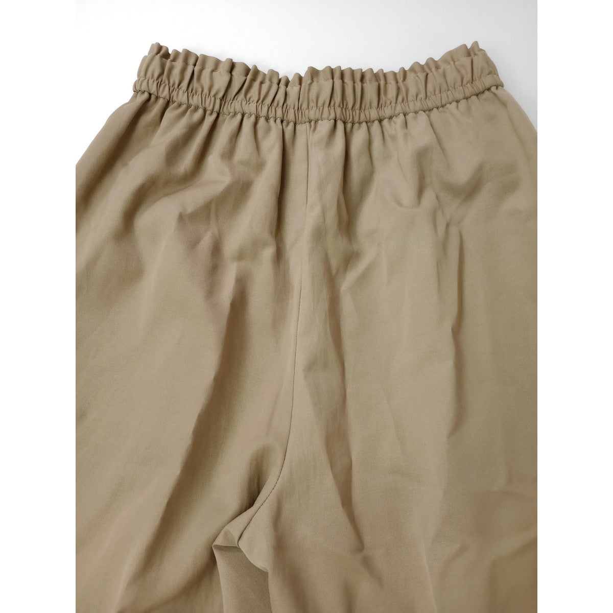 cccmalie シーマリー ギャザーワイドパンツ イージー タック  ベージュ 36 【中古】