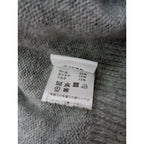 lounge WRAY ラウンジ レイ  ウール カシミヤ シルク ニット パーカー フーディー  トップス グレー (2M＋0825) 【中古】