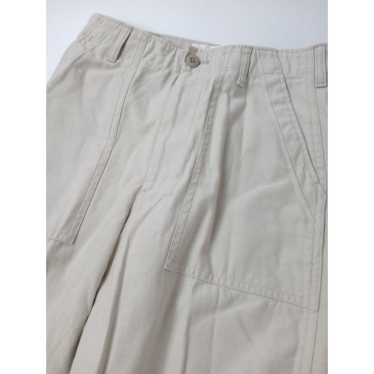 THE Shinzone ザシンゾーン BAKER PANTS コットン 綿 100％ ベイカー パンツ  ベージュ 36 【中古】