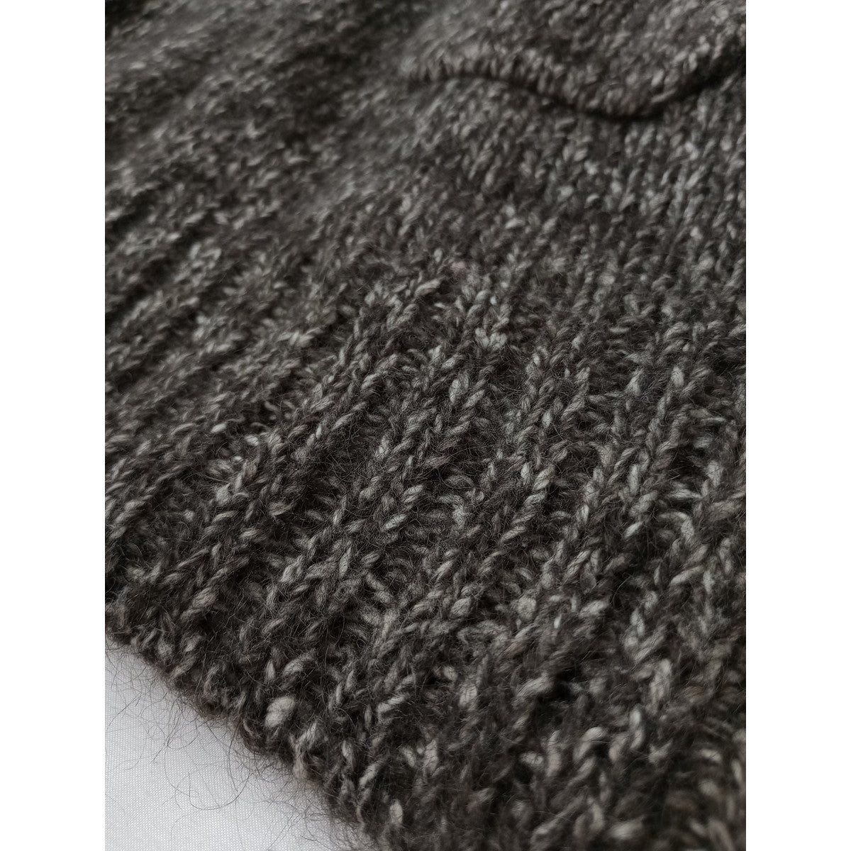mina perhonen ミナペルホネン goose ハーフジップ モヘヤ コットン ウール ニットベスト トップス  【中古】