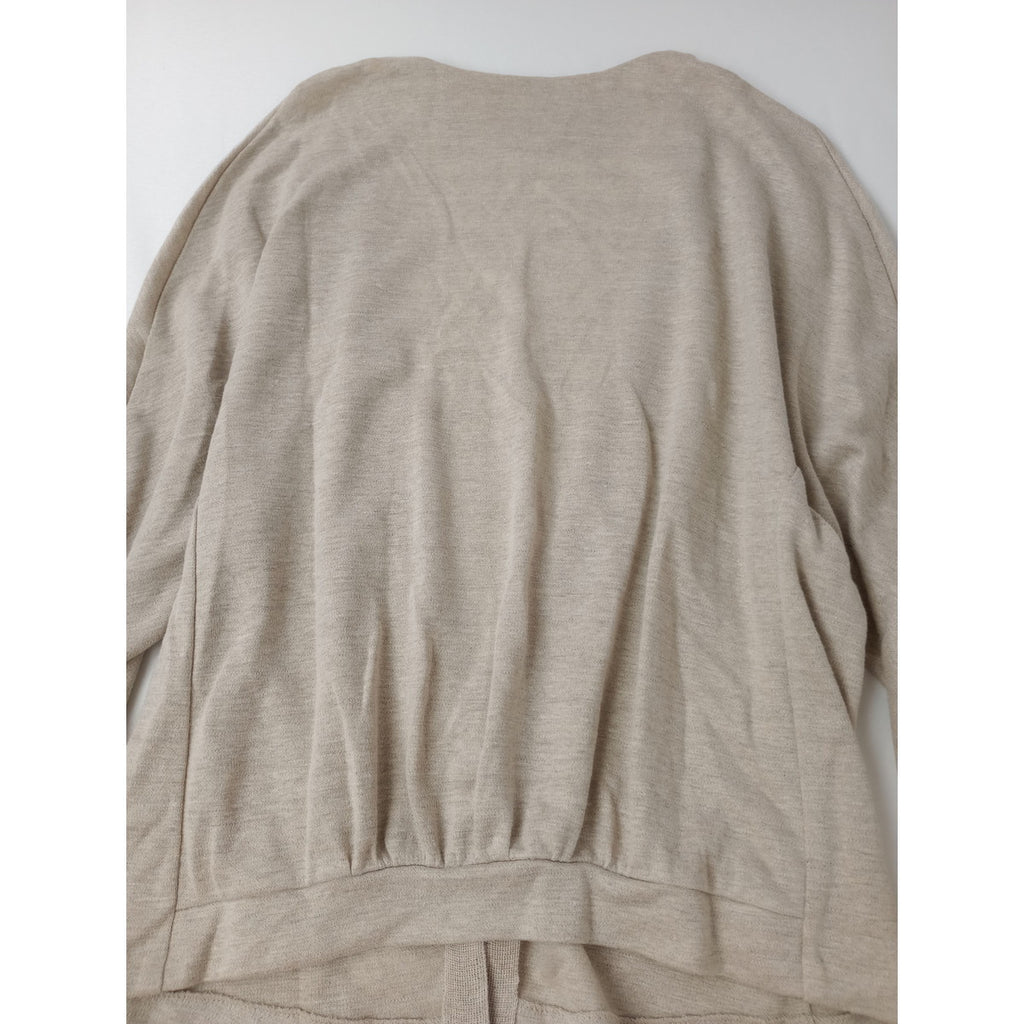mina perhonen ミナペルホネン dune リネン 麻 100％ ニット カーディガン ベージュ 36  【中古】