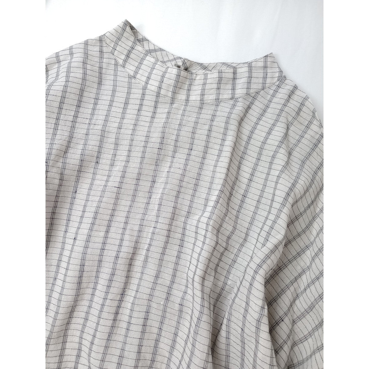 Vlas Blomme ヴラスブラム Vintage Check ブラウス ヴィンテージ チェック ブラウス トップス  F 【中古】