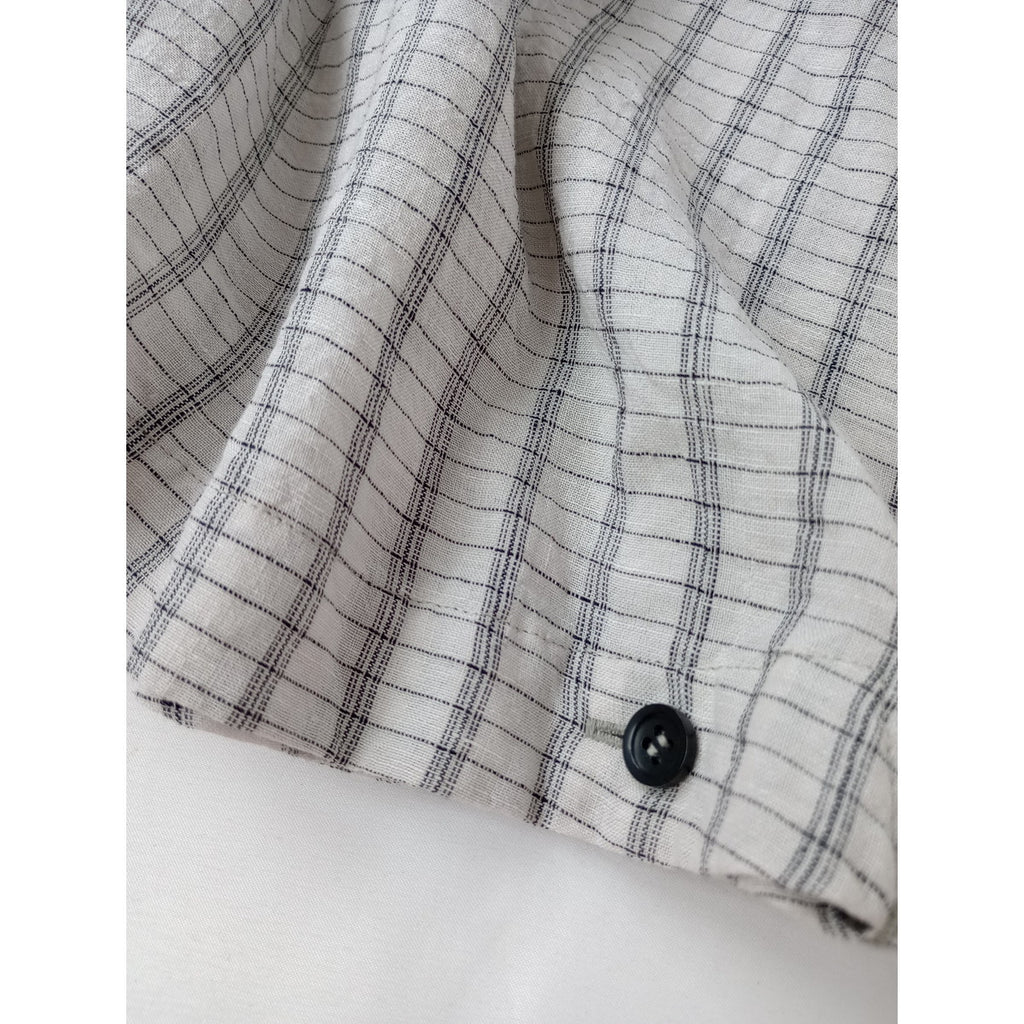 Vlas Blomme ヴラスブラム Vintage Check ブラウス ヴィンテージ チェック ブラウス トップス  F 【中古】
