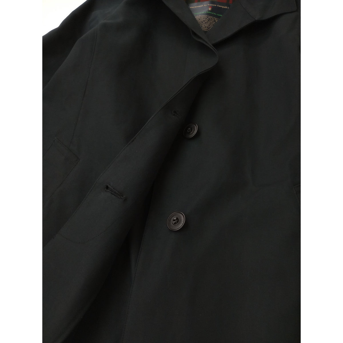 Mackintosh by Francis Campelli マッキン トッシュ フランシスキャンペリ フーデッド ロングコート ダークネイビー 【中古】