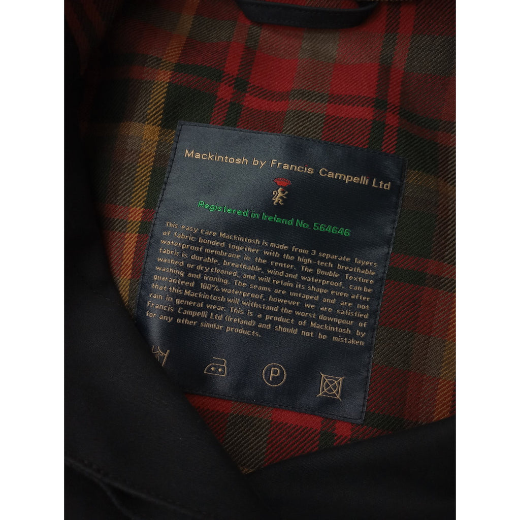 Mackintosh by Francis Campelli マッキン トッシュ フランシスキャンペリ フーデッド ロングコート ダークネイビー 【中古】