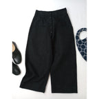 STUDIO NICHOLSON スタジオ ニコルソン BISSET PANT コットン パンツ 黒 ブラック 0 【中古】