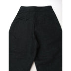 STUDIO NICHOLSON スタジオ ニコルソン BISSET PANT コットン パンツ 黒 ブラック 0 【中古】