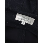 STUDIO NICHOLSON スタジオ ニコルソン BISSET PANT コットン パンツ 黒 ブラック 0 【中古】