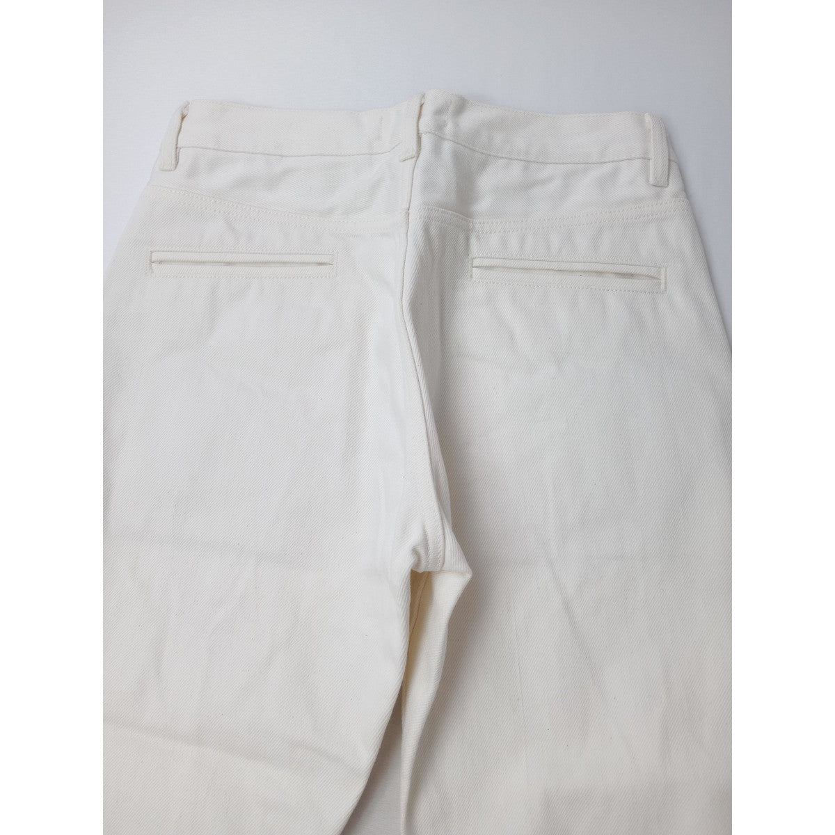 STUDIO NICHOLSON スタジオ ニコルソン BARI JEAN デニムパンツ 白 ホワイト 0 【中古】